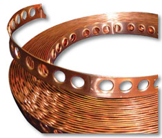 Perforated Copper Bonding Strip